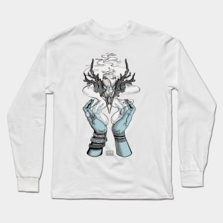 Crown of the Head Witch (color) Long Sleeve T-Shirt